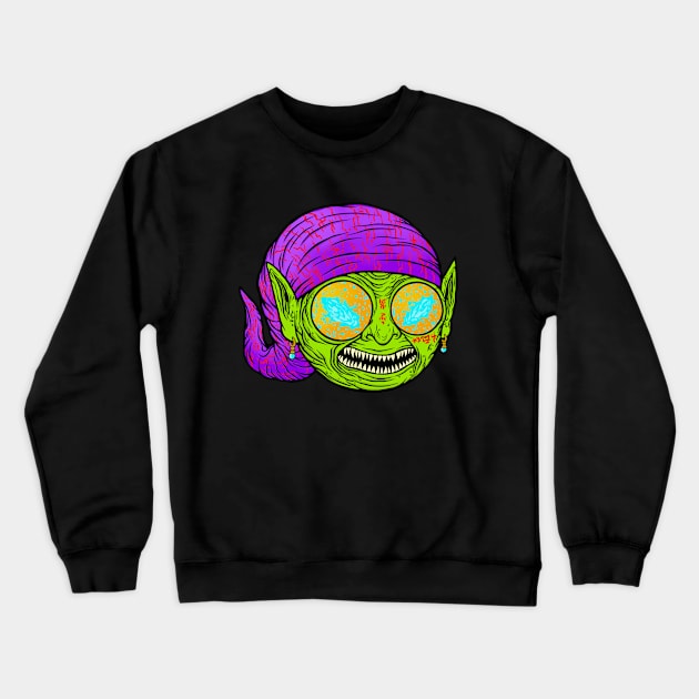 Occultist Goblin Crewneck Sweatshirt by flynnryanart